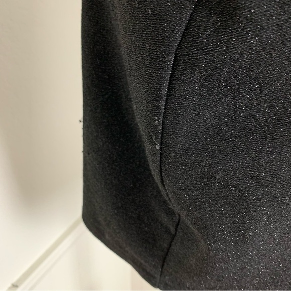 Express Shimmer Cut Out Bodycon Mesh Low Back Dress - Picture 10 of 17